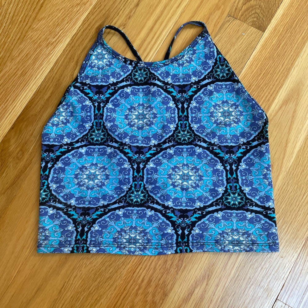 NWOT high neck crop top